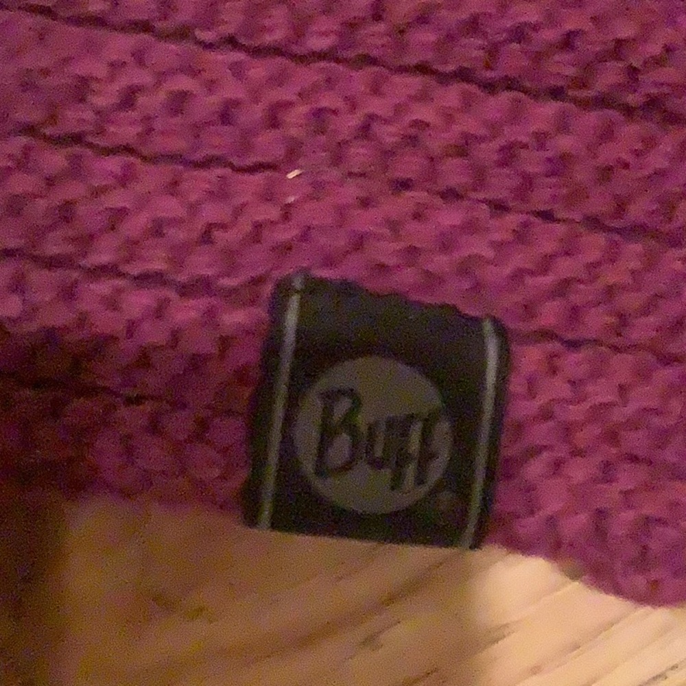 Buff Deep Pink Knit Scarf - Picture 3 of 3